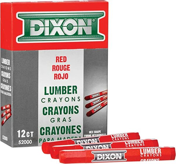 NKC Red Lumber Crayon - Box of 12